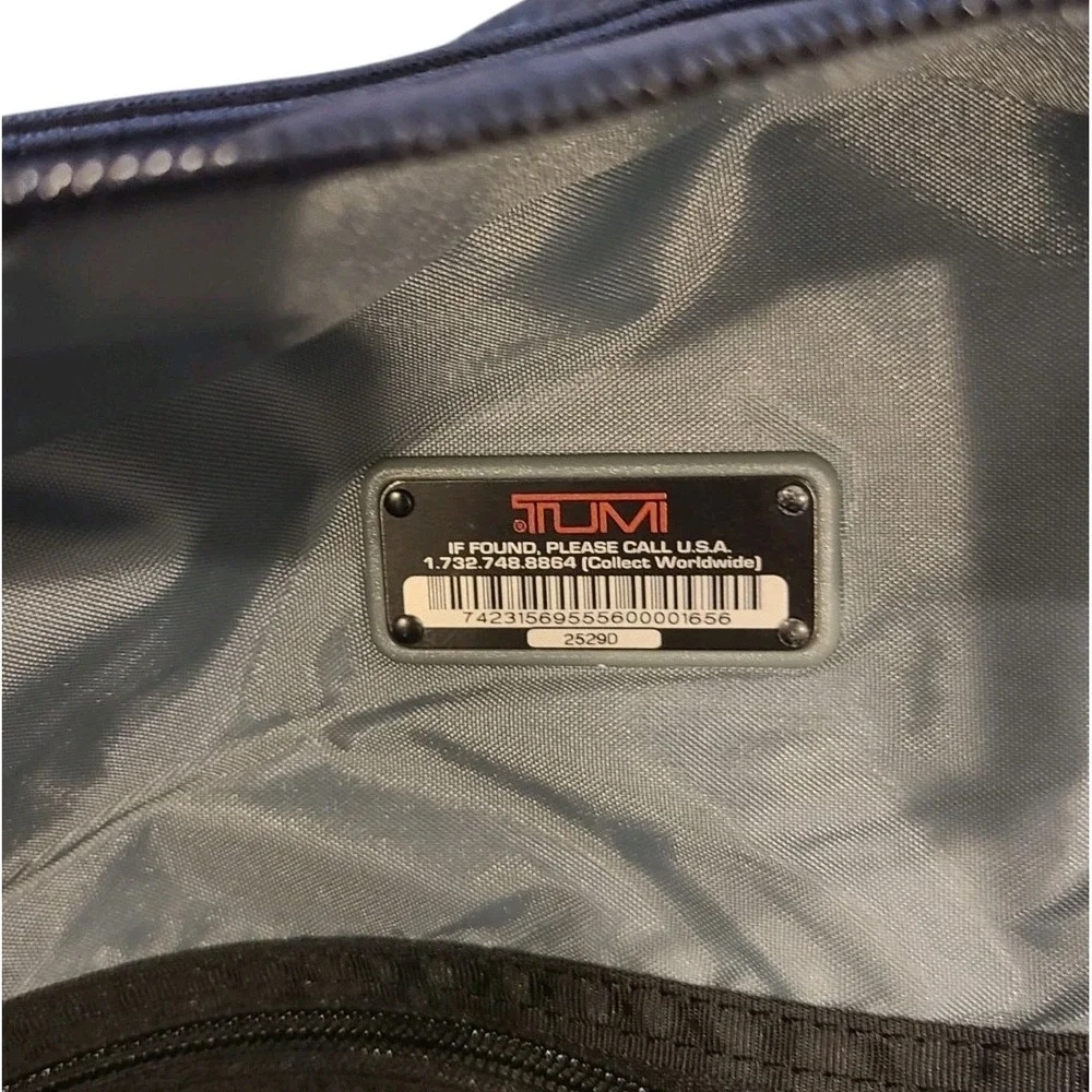 Tumi black nylon